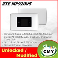 Modified Unlocked ZTE MF920VS 4G LTE Wifi Portable Modem Router as IVO4G MI2001 2004 2005 5573 5770 
