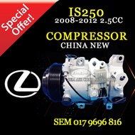 LEXUS IS250 2008-2012 YEAR 2.5CC CHINA NEW 7PK 6SEU16C COMPRESSOR/ KOMPRESOR (CAR AIRCOND SYSTEM)