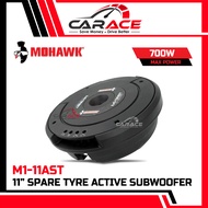 MOHAWK Subwoofer 11 inch Spare Tyre Active Subwoofer 700W Car Woofer Spare Tire Kereta M1-11AST