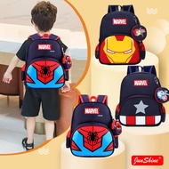 Nursery Preschool Bag Cartoon Kindergarten School Bag Kids Marvel Spiderman Ironman Captain School Backpack for Boy bag