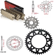 520 Chain Set Front Rear Sprocket Chains Kits For Honda CT700 CT700N CT700D CT700ND 14-16 NC700JD 15