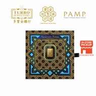 TURBO [5GM] PAMP Arabian Horse with Pendant Frame Gold Bar 9999Gold