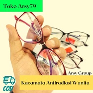 CATEYE ANTI-RADIATION GLASSES FASHION CATEYEWanita WITH HANDLE PER FREE BOX AND LAP Arsy79 Store