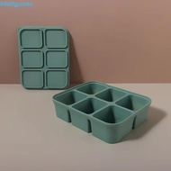 ALLGOODS Ice Cube Mold, 4/6/12 Grid Silicone Ice Cube Maker, Household Squared Shape Heat Resistance
