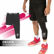 Deuce Brand Single-Leg Girdle Pants Strapball Tights Large LOGO 7 Points Black Sports Basketball [AC