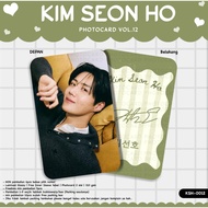 NEWEST PHOTOCARD ATOR KIM SEON HO VOL.12 UNOFFICIAL THICK MATERIAL GLOSSY LAMINATED 2 SIDES