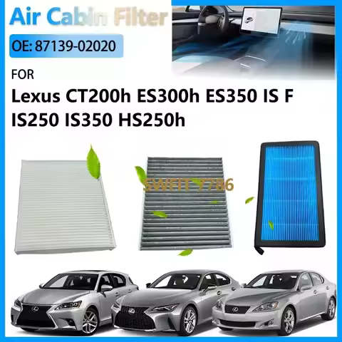 Cabin Filter For Lexus CT200h ES300h ES350 IS F IS250 IS350 HS250h Accessories Air Conditioning Cabi