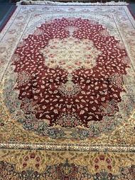 Authentic Persian Silk Carpet – 3x4 m Tight & Dense Pile Made in Iran 🇮🇷