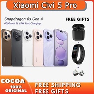 Xiaomi Civi 5 Pro Snapdragon 8s Gen 4  6.55 inches AMOLED 120Hz 600 mAh 67W NFC Dual Sim Mi Civi5Pro
