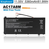 KingSener AC17A8M Laptop battery For Acer Spin 3 SP314-52 For TravelMate X3410 X30-51 X40-51 SP314-5