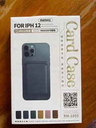 iPhone 12專用磁石吸皮革卡包