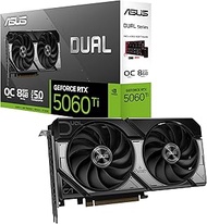 ASUS NVIDIA GeForce RTX 5060 Ti Video Card PCI Express 5.0 GDDR7 OC Edition/DUAL-RTX5060TI-O8G