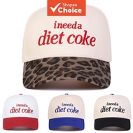 Golf Baseball Hat Unisex INEED A DIET COKE Embroidery Adjustable Sun Cap Outdoor Travel Leisure