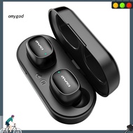 OMG AWEI T13 Waterproof Wireless Bluetooth-compatible In-Ear Earphone Headphone with Charge Box