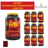 Mutant, ISO Surge, Whey Protein Isolate 1.6lbs/5lbs