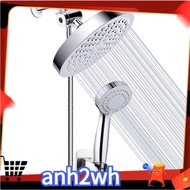 【A-NH】Shower Heads, High Pressure Rainfall and Handheld Shower Head Combo, 3 Mode Detachable Dual Shower Head for Bath