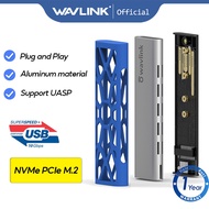 Wavlink Aluminum M.2 NVMe SSD Enclosure USB 3.1 10 Gbps to NVMe PCI-E M.2 SSD Case Support UASP