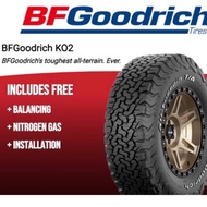 BF Goodrich All Terrain AT KO2 4X4 16 17 18 20 inch Tyre (FREE INSTALLATION/DELIVERY) BFGOODRICH TAYAR TIRE