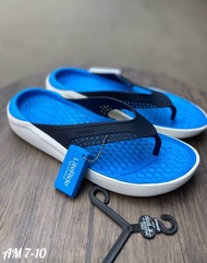 รองเท้า CROCS Literide Flip - สี Blue/Smoke