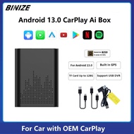 Binize CarPlay Ai Box Android 13.0 Wireless CarPlay Wireless Android Auto Support Netflix Youtube For VW Toyota Honda Kia Ford