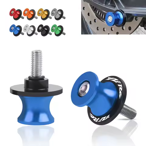 2PCS 6/8/10MM Motorcycle Swing Arm Spools Slider Swing Arm Stand Screws For YAMAHA YZF-R6 YZFR6 YZF 