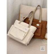 sling bag woman gentlewoman bag tote bag Original Design Japanese Knot Commuter Thickened Canvas Tot