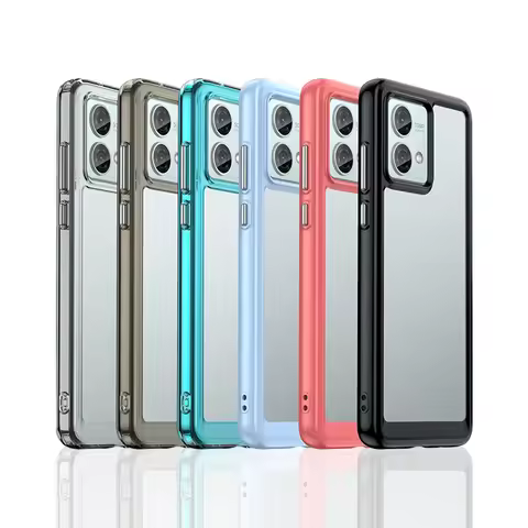For Motorola Moto G84 Edge 40 Case Luxury Silicone Clear Bumper New TPU Transparent Shockproof MOTO