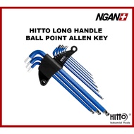 Long Handle Allen Key MM Set 9pcs Hitto