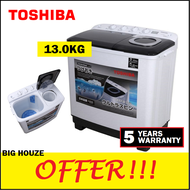 Toshiba 13KG Semi Auto Washing Machine VH-J140MM Twin Tub Washer Mesin Basuh Manual