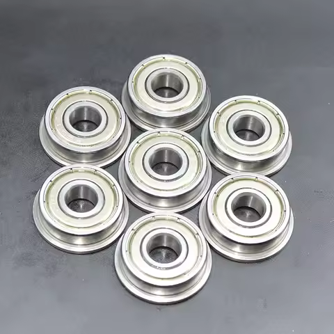 10PCS F683 to F688 Flange Bearing F608 F683 F684 F685 F686 F687 F688 F693 F694 F695 F696 F698 ZZ 2Z 