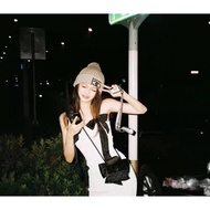 Chanel4444 Red Diamond Knitted Double C Embroidered Fashionable Knitted Hat