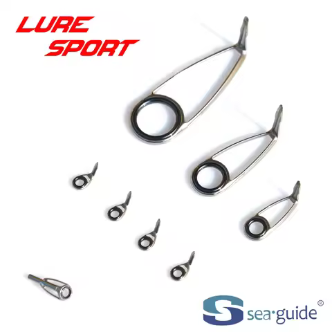 SeaGuide 8pc LS Ring SXULST4 Top SXOHLSG16 SXOMLSG6 SXOLSG-N4 ​Spin Guide Set Rod Building component