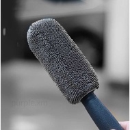 NEW Microfiber Car Wheel Tire Rim Brush With Plastic Handle Washing Cleaner Sponge Rim Cleaner Wheel