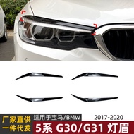 Suitable for Bmw5Series bmw g30 17-20Car Headlight Eyebrow Stickers Car Light Decoration Stickers Ex