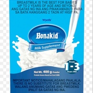 ▲Bonakid Milk Supplement 400g