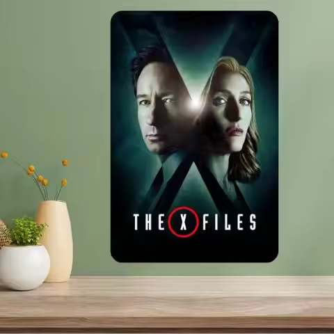 X Files Classic TV Show Metal Poster Sign