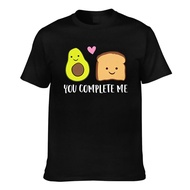 New Style Avocado Toast You Complete Me Valentines Day Avocado Toast Good Printed T-Shirt For Man