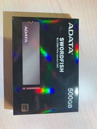 ADATA Swordfish 500GB NVMe PCIe Gen.3 x 4 M.2 3D TLC NAND SSD(ASWORDFISH-500G-C)