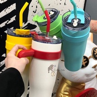 1250ML Tumbler Cup With Straw 304 Stainless Steel Large-capacity Tumbler Thermo Bottle Portable Cup 