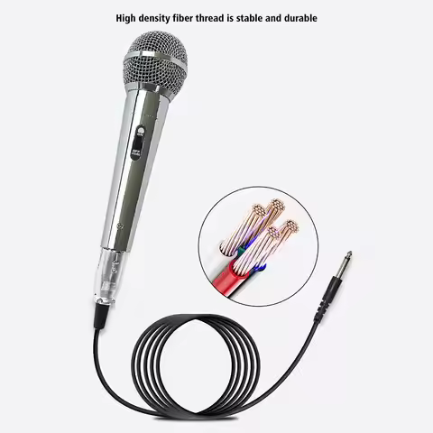 Karaoke Microphone Professional Vocal Dynamic Mic for Mixer DJ Meeting