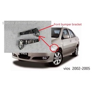 a pair front bumper bracket Buper clip retainer for TOYOTA VIOS 2002  2003 2004 2005 2006 2007 gen1(
