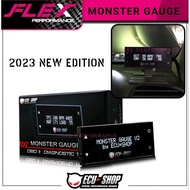 ECU SHOP MONSTER GAUGE METER OBD2 PNP DIAGNOSTIC TOOL SMART SCAN SCANNER FAULT CODE DTC ALPHA TECH R