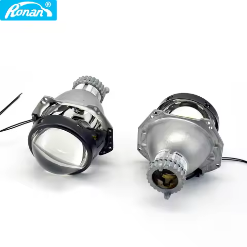 RONAN 3.0 Inch Bi-Xenon HID Projector Lens 12V for 3R G5 for H4 Headlights Retrofit Kits Use D2S D2H