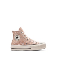 Converse CTAS Lift Platform Glitter Women's Sneakers - Dusty Cinder/Egret/Black
