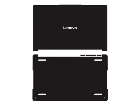 Pre-cut 1PCS Top+1PCS Bottom Skin Vinyl Stickers Cover Film For 2025 Lenovo YOGA Book 9i IAH10 14-in