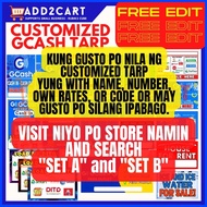 ∫ ◐ – GCASH TARP COMBI w/ LOAD NA DITO TARP + FREE LAMINATED RATES RC