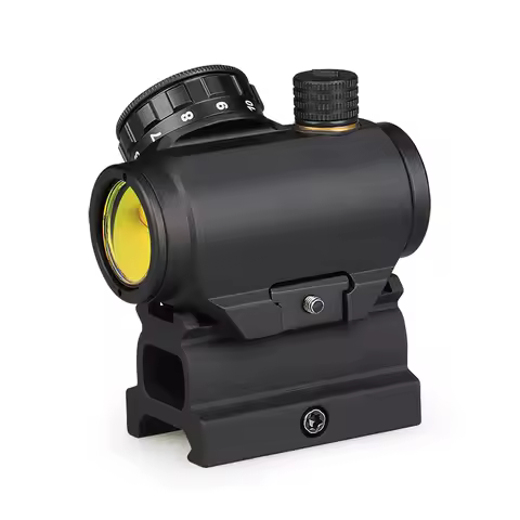 FLY SHARK Tactical 2MOA Dot Size IR Illuminated Mini Red Dot Sight Scope For Hunting Shooting HK2-00