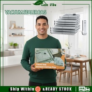Vacuum Bag Vacuum Sealer Bag Resealable Vacuum Storage Bag  Plastic Vacuum Bag For Clothes With Elec