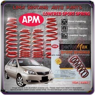 Toyota Vios Ncp42 Sport Spring  Lower Coil Spring Apm Performax (2003-2006)