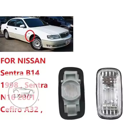 FOR Nissan Sentra B14 1998 Sentra N16 2001 Cefiro A32 A33 Crystal Clear Fender Signal Lamp / Fender 